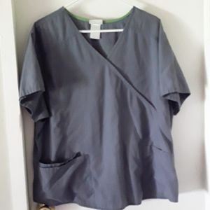 ScrubStar dark gray scrub top